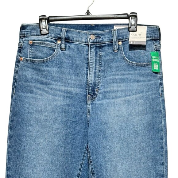 NWT GAP Kick Fit High Rise Medium Wash Denim Jeans Womens Size 31 /12T - Picture 5 of 13